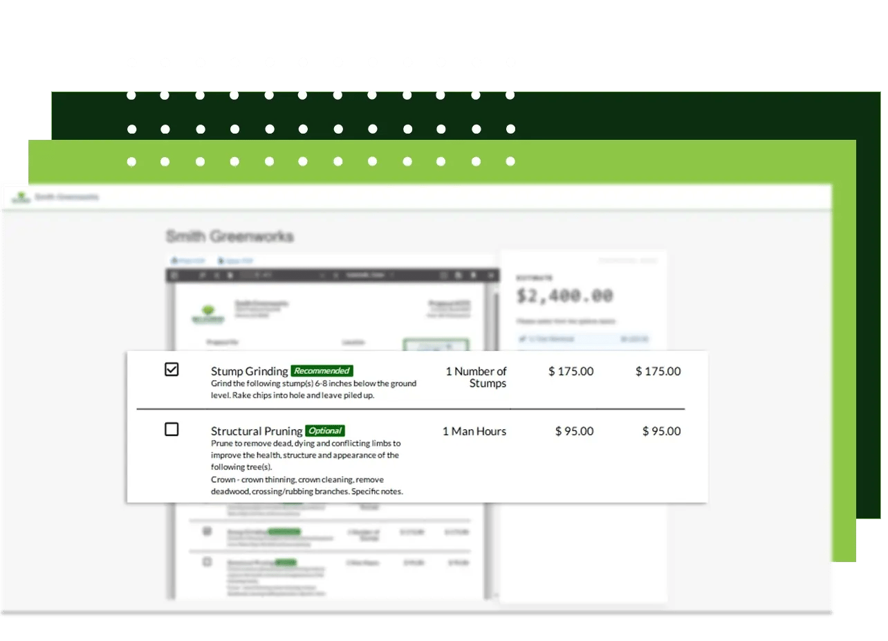 Estimates-Upsell & Cross-sell